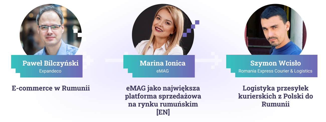 Prowadzący webinar o rynku rumuńskim